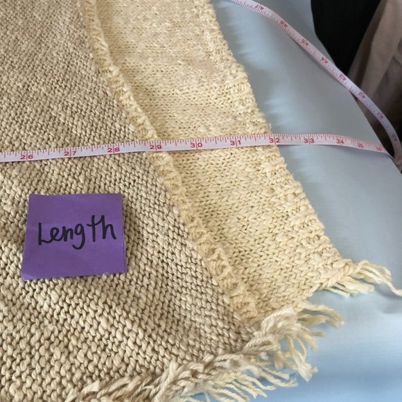 NWOT Free People Road Trip Stripe Henley Pebble Combo Medium Sweater Knit Beachy - Picture 11 of 11